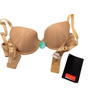 Panache Atlantis‎ Beige Shimmer Plunge T-Shirt Bra 32A